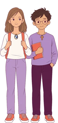 Émilie et Martin en 4e