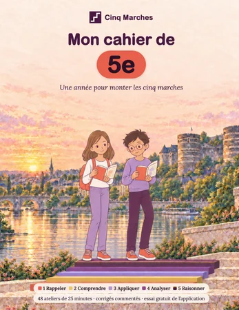 Couverture de Mon cahier de 5e