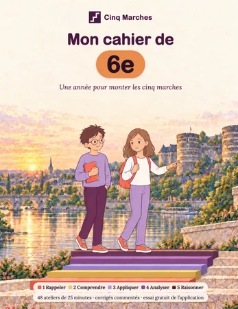 Couverture de Mon cahier de 6e