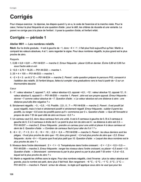 Page 128 du livre : le corrigé correspondant.
