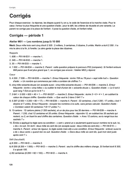 Page 128 du livre : le corrigé correspondant.